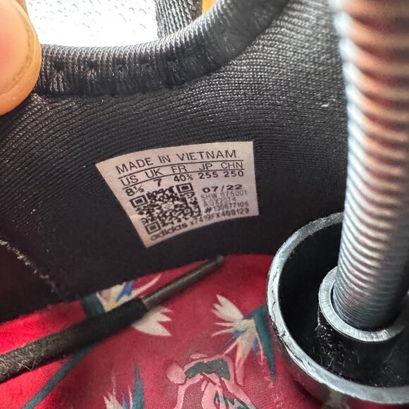 Size 8.5 Adidas Thebe Magugu x NMD_R1 Mens Black Running Sneakers GX2074 - Picture 11 of 13